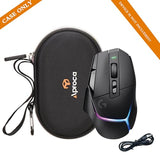 Black Portable Hard Storage Case, For Logitech G502 X Plus Lightspeed Wireless Optical Mouse