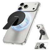 Magnetic Phone Stand Grip for Magsafe, Utral-Thin Snap-on Kickstand with Strong Magnetic Holder, 140° Adjustable for Hands-Free Travel, Work,