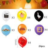 24pcs Friend Friends Birthday Party Balloons, Colorful Friendship Part Balloons