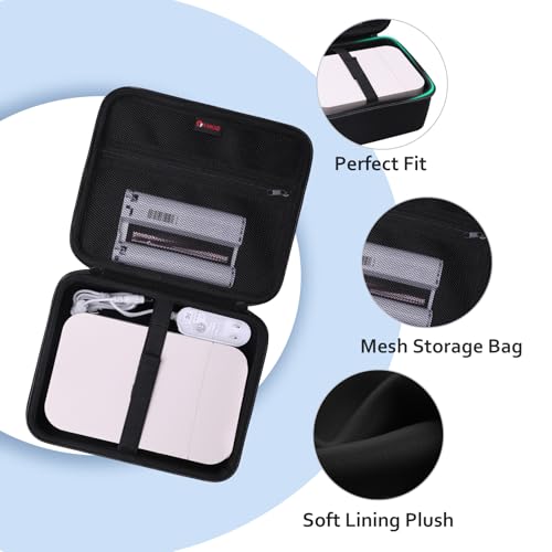 Hard Case For Liene M100 M110 M200 4X6'' / Hprt 4X6'' Photo Printer/Hprt Cp4100 / Yoton/Idprt Instant Picture Printer,Black (Case Only)
