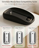 Magic Mouses Charger Base Wireless Charging Dock For Apple Magic Mouse 2 (Lighting), Ergonomic Wand Mouse Grip With Magsafe Charging Support (Black),Charger And Mouse Not Included