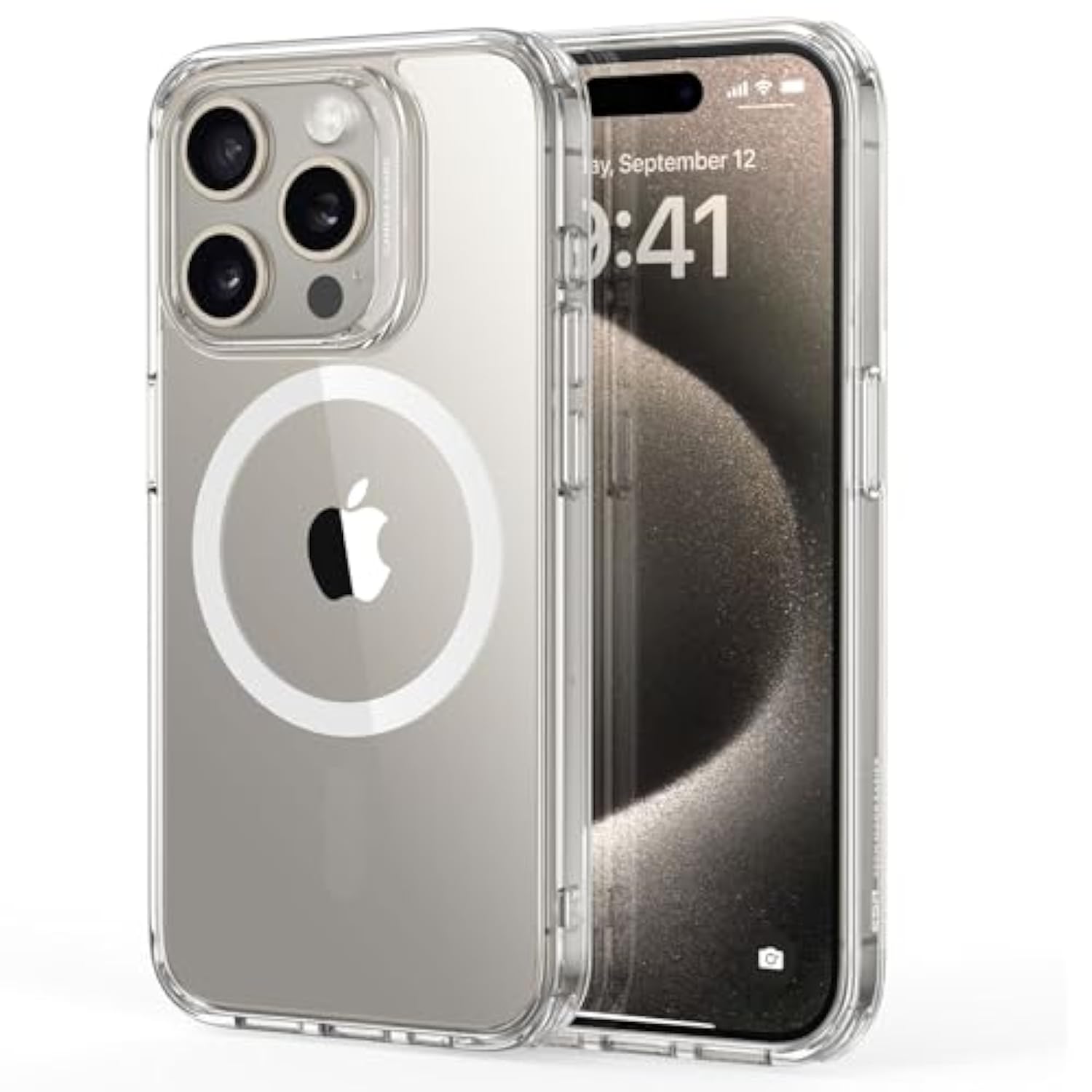 Esr For Iphone 15 Pro Max Case, Compatible With Magsafe, -Grade Protection, Yellowing Resistant, Scratch-Resistant Back, Magnetic Phone Case For Iphone 15 Pro Max, Classic Series, Clear