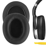 Geekria QuickFit Replacement Ear Pads for Sennheiser HD465, HD485 Headphones Ear Cushions, Repair Part (Black)