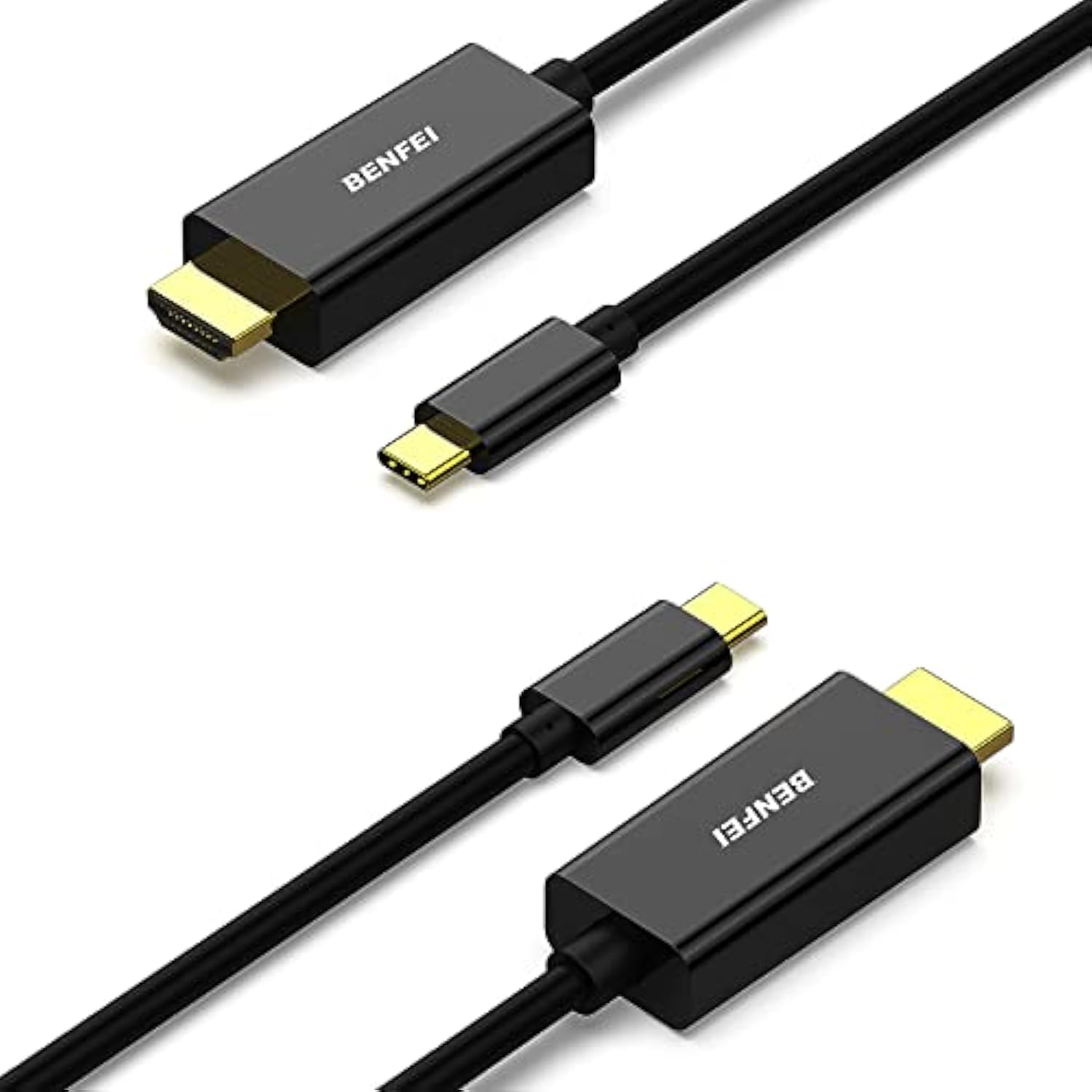 BENFEI USB C to HDMI Cable, USB Type-C to HDMI 6 Feet Cable [Thunderbolt 3 Com