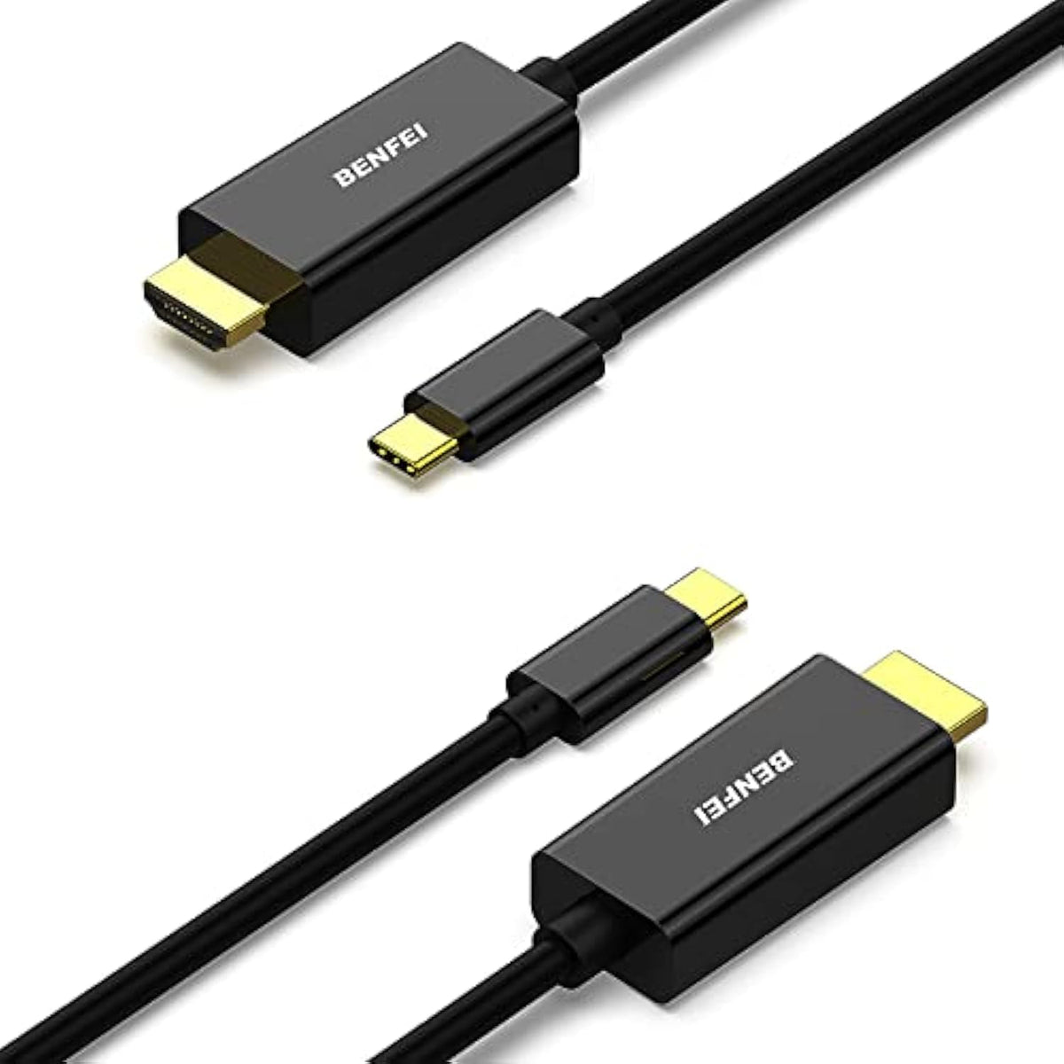 BENFEI USB C to HDMI Cable, USB Type-C to HDMI 6 Feet Cable [Thunderbolt 3 Com