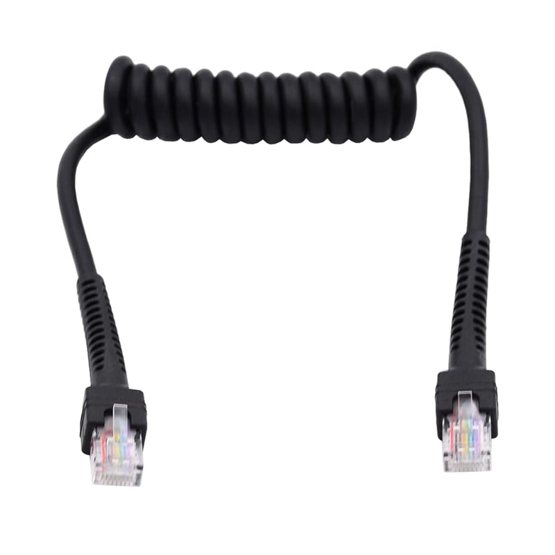 cablecc Stretch Coiled RJ45 Cat6 8P8C UTP Male to Male Cable LAN Ethernet Netw