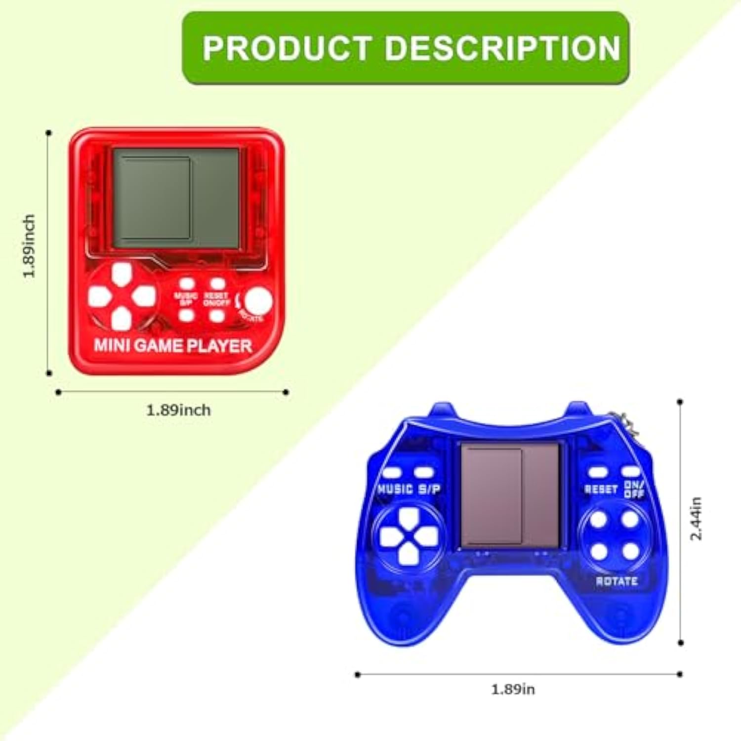 24Pcs Video Game Party Favors For Kids, Arcade Keychain, Bulk Party Supplies For Birthday, Goodies Bags Stuffer Classroom Prizes