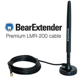Heavy Duty 7 Dbi Wi-Fi Antenna W/Rp-Sma Extension Cable & Magnet Base
