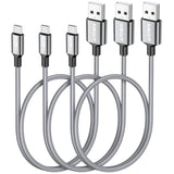 3-Pack 1.5Ft Nylon Braided Micro USB 2.0 Fast Charging & Data Cable