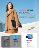 Portable Monitor 15.6", 125% Srgb 1080P Laptop Monitor, 350 Nits, 2000:1 Contrast Ultra-Slim Display, Usb-C & Mini Hdmi, Vesa & Case, Travel Second Screen For Computer, Mini Pc, Game Consoles