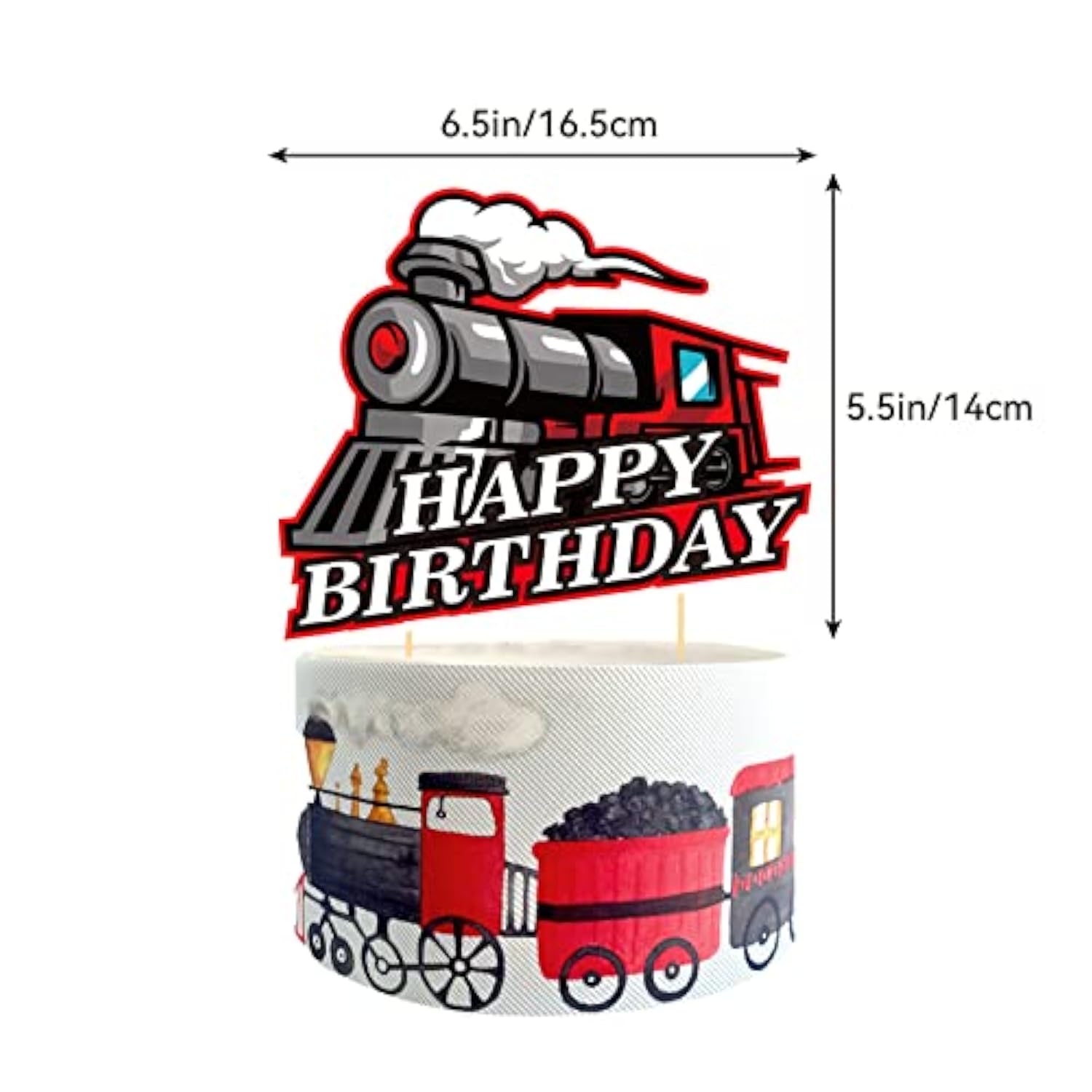 Train Party Decorations Retro Train Birthday Party Supplies Includes T