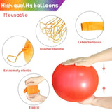30 Pcs Punch Balloons, Heavy Duty Rubber Band Balloons for Kids Party Decorations
