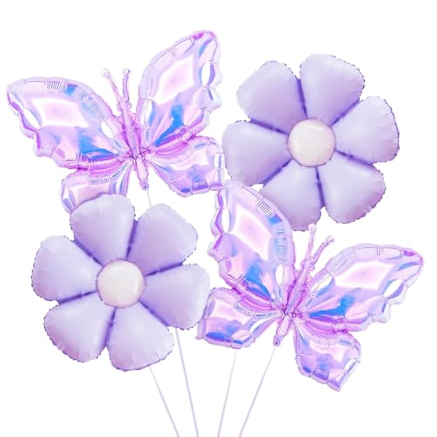 Giant Purple Butterfly Balloon Set for Spring Forest Birthday and Baby Shower Decor