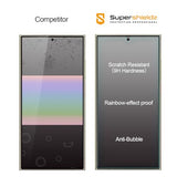 (2 Pack) Designed for  (Galaxy S24 Ultra) Tempered Glass Screen Protector, Anti Scratch, Bubble Free