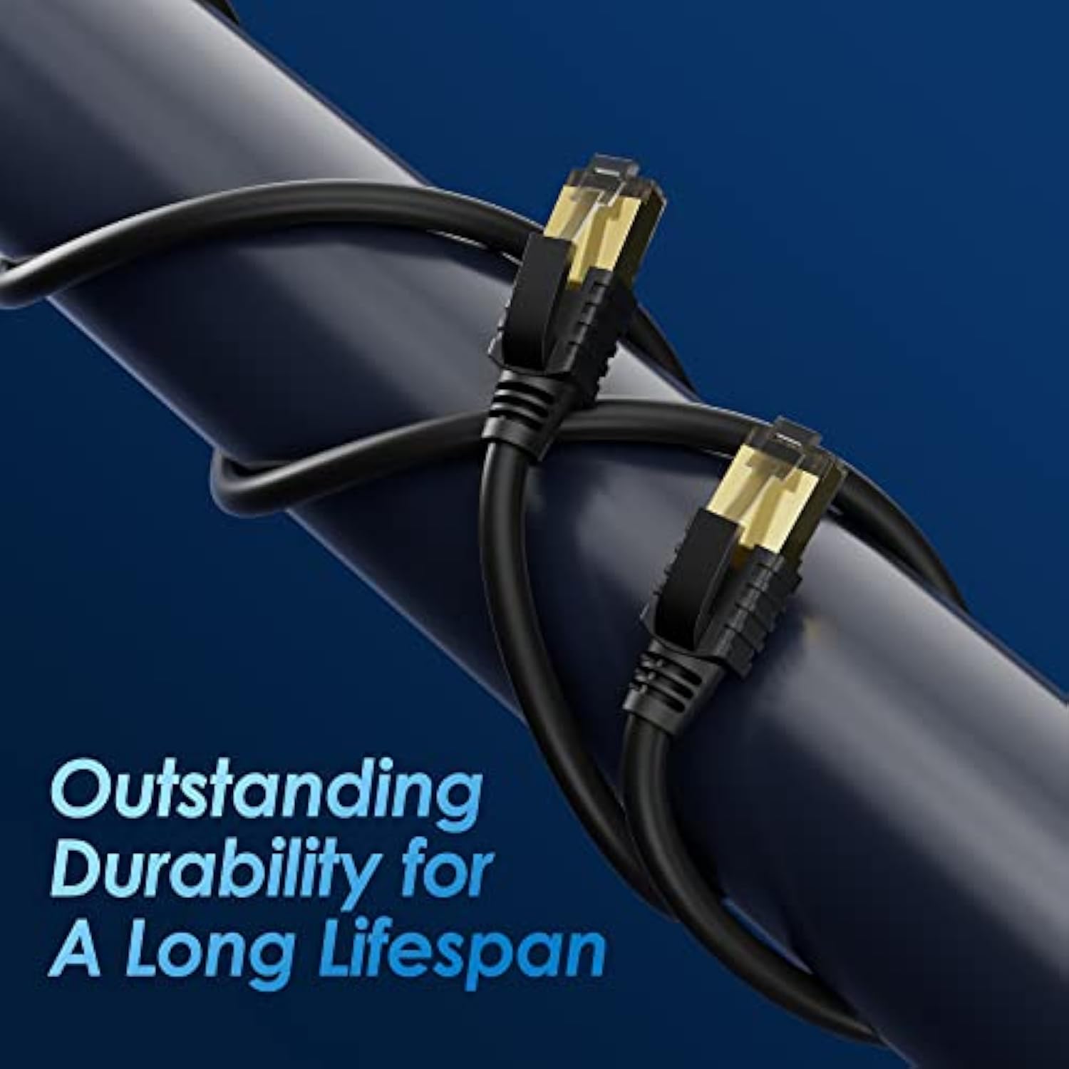 Cat 7 Ethernet Cable 200 Feet, Long High Speed Internet Cord, Cat7 Rj45 Lan Ne