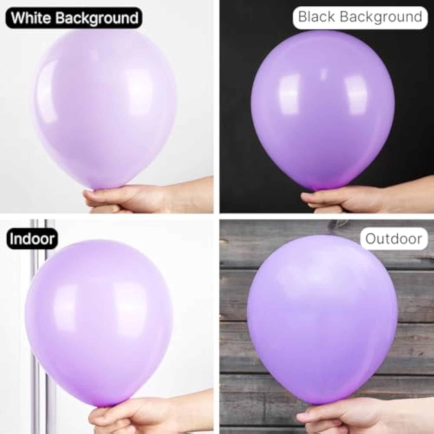 100 Pcs Pastel Purple Balloons: 18, 12, 10, 5 Inch Arch Kit for Baby Shower