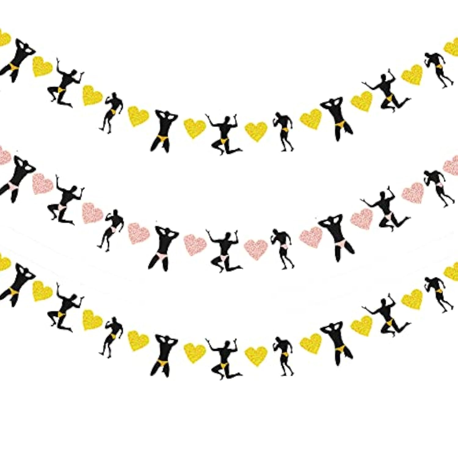 Male Dancers Strippers Banner, Bachelorette Party Garland Hen Party Decor