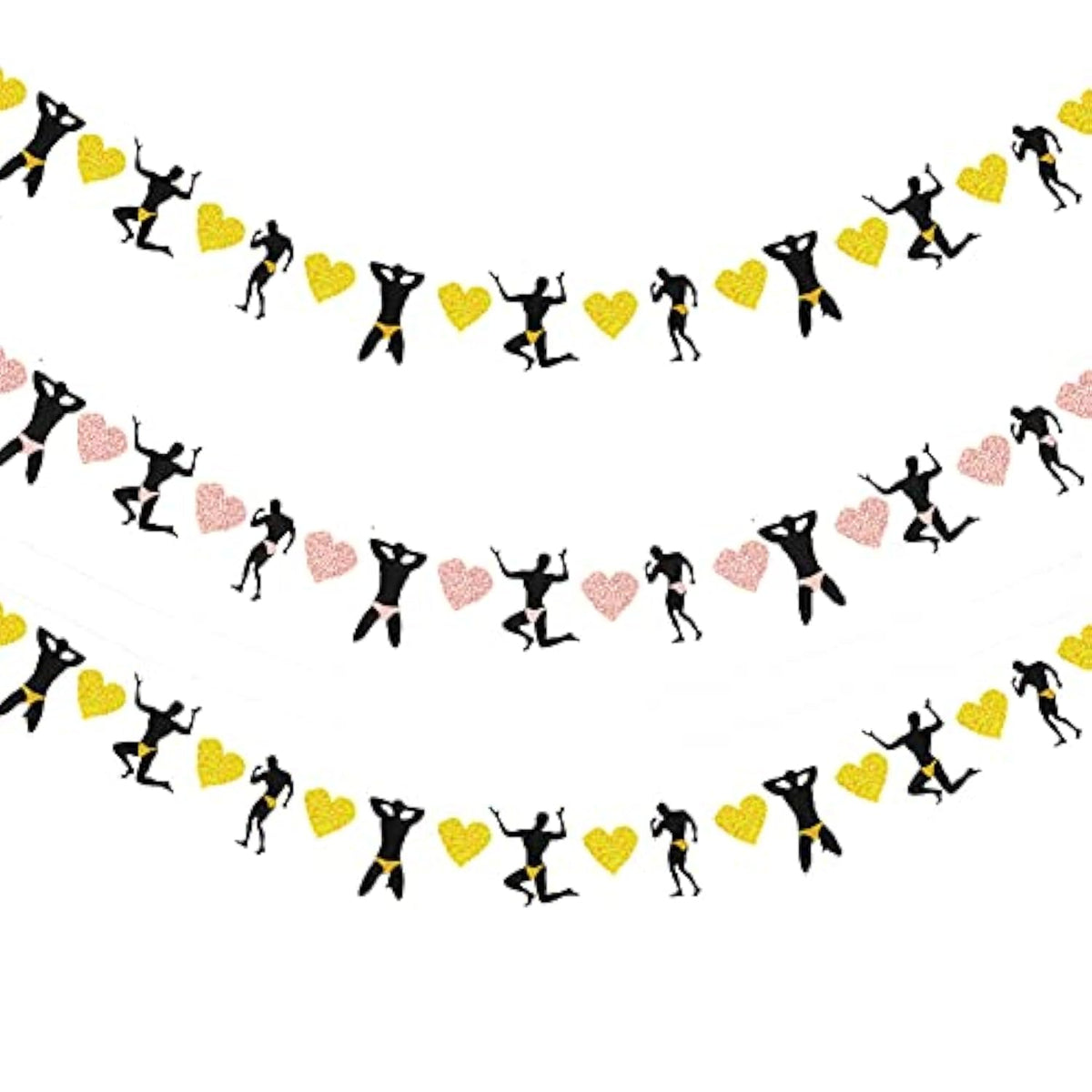 Male Dancers Strippers Banner, Bachelorette Party Garland Hen Party Decor