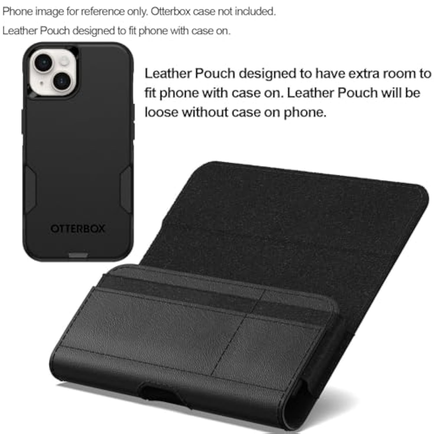 Holster For Motorola Moto G Stylus 5G/Edge Edge+ Plus/G Fast/One Action Hyper Zoom/G45 G85 G86 G96 Revvlry+ Cell Phone Case Belt Clip Carrying Leather Pouch (Fits With Otterbox Or Any Case On)