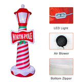 Inflatable Christmas Decorations Inflatable Lighthouse Xmas Blow Up Decor For Yard Lawn Home With Led Christmas Lights