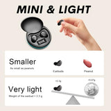 Invisible Wireless Earbuds Bluetooth for Small Ears Discreet Hidden in Ear Mini Earbuds for Work Side Sleeper Smallest Tiny Sleep Headphones