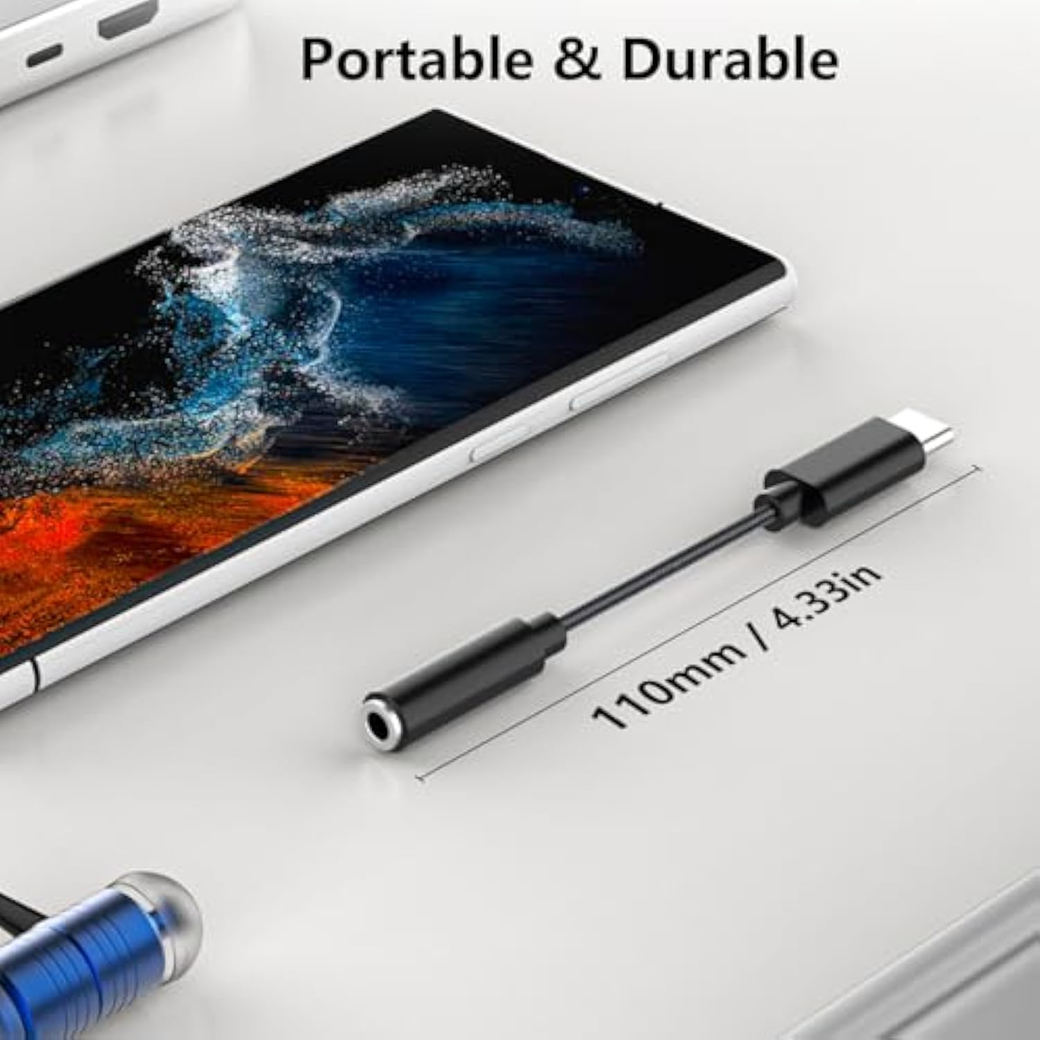 Usb Type C To 3.5Mm Female Headphone Jack Adapter, 1-Pack Usb-C To Aux Audio Dongle Cable Compatible With Iphone 16 15 Pro Max, Ipad Pro, Samsung Galaxy S25 S24 S23 S22 S21 S20, Pixel 9 8 7