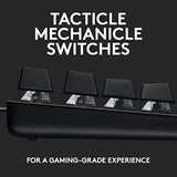 413 Se Full-Size Mechanical Gaming Keyboard - Backlit Keyboard With Tactile Mechanical Switches, Anti-Ghosting, Compatible With Windows, Macos - Black Aluminum