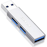 Usb 3.0 Hub, Aluminium 3-Port Usb Hub Usb Splitter Usb Expander For Laptop, Xb