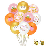 Little Pumpkin Fall Balloons Maple Leaf Confetti Garland Birthday Baby Shower