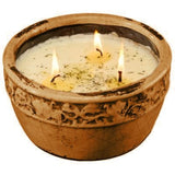 Swan Creek 17 Ounce Roasted Espresso 100% American Soybean Wax Candle In Vintage Bowl