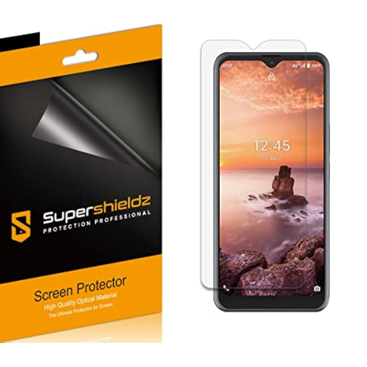 (6 Pack) Designed For At&T Fusion 5G Screen Protector, High Definition Clear Shield (Pet)