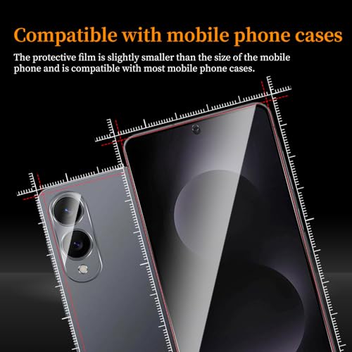 3+3 Pack Screen Protector for  Galaxy S25 Edge?Screen Protector Tempered Glass 3 Pcs+ Camera Lens Protector 3 Pcs,HD Clear,Anti Scratch,