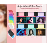 Phone Light, Selfie Light For Iphone/Camera, 3000Mah Rechargeable, 3 Lighting Modes, Clip-On For Photography/Tiktok/Vlog/Video