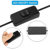 Usb Extension Cable 4 Pcs 5V Male To Female Extender With Switch Suitable For