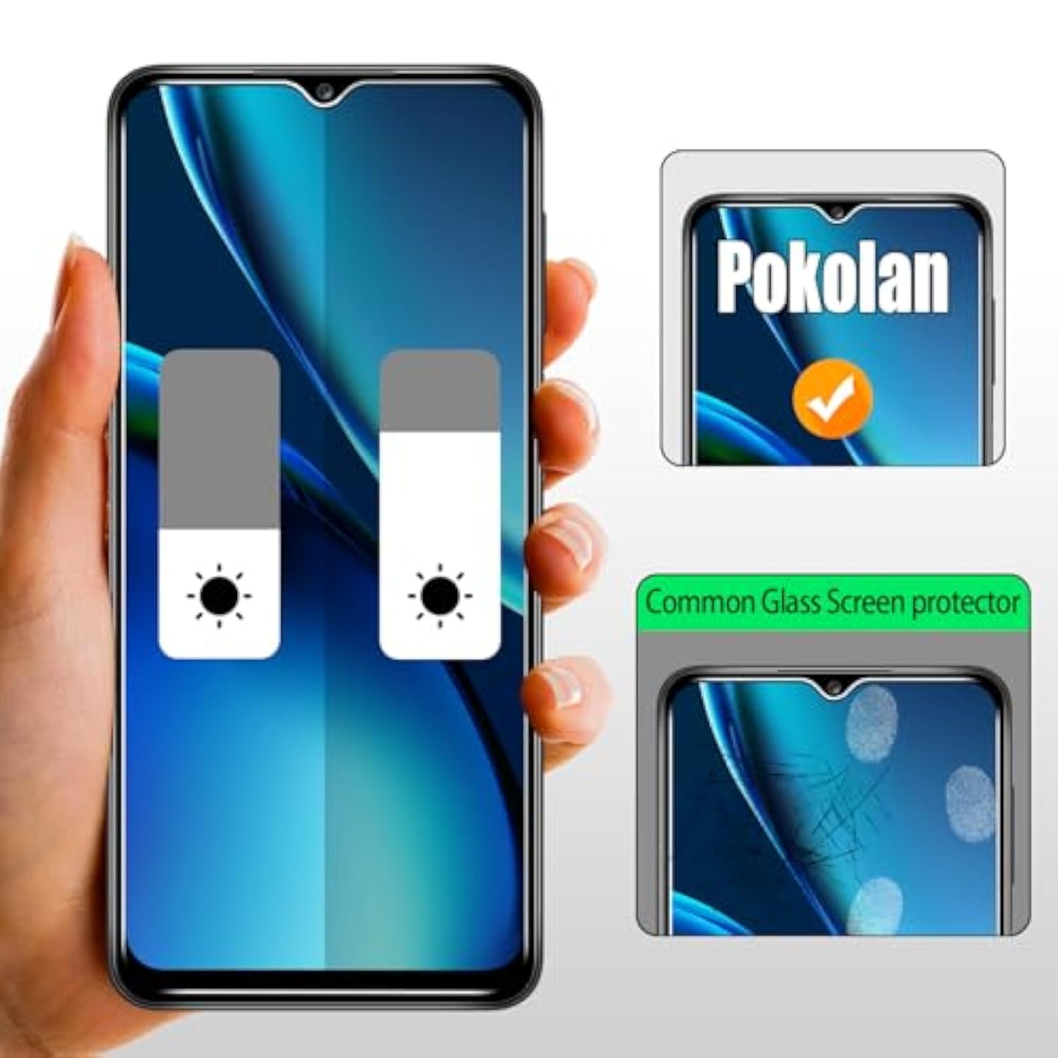[3 Pack Privacy Screen Protector For Samsung Galaxy A12 / A13 / A32 5G / A42 / A03S / A03 / A02S / A02 Anti Spy Private Tempered Glass, Anti-Scratch, Bubble Free