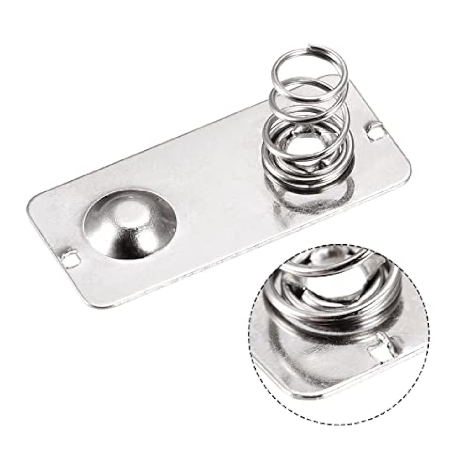 Battery Spring Plate Aa Battery Spring Contact Nickel Plate 24Mmx11Mm 100 Pcs