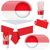 Cartoon Animation Birthday Party Supplies Cartoon Ball Themed Party Tableware Set,Tablecloth,Paper Plates,Napkins,Cup,Straws,Knives,Spoons,Forks And Pennant Supplies