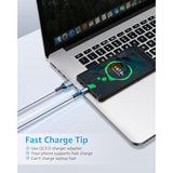 Micro Usb Cable Android Charger 6Ft 2Pack Compatible With Ps4 Charger Cord - High Speed 2.0 Usb A Male To Micro Usb Nylon Braided Cable For Android Phone