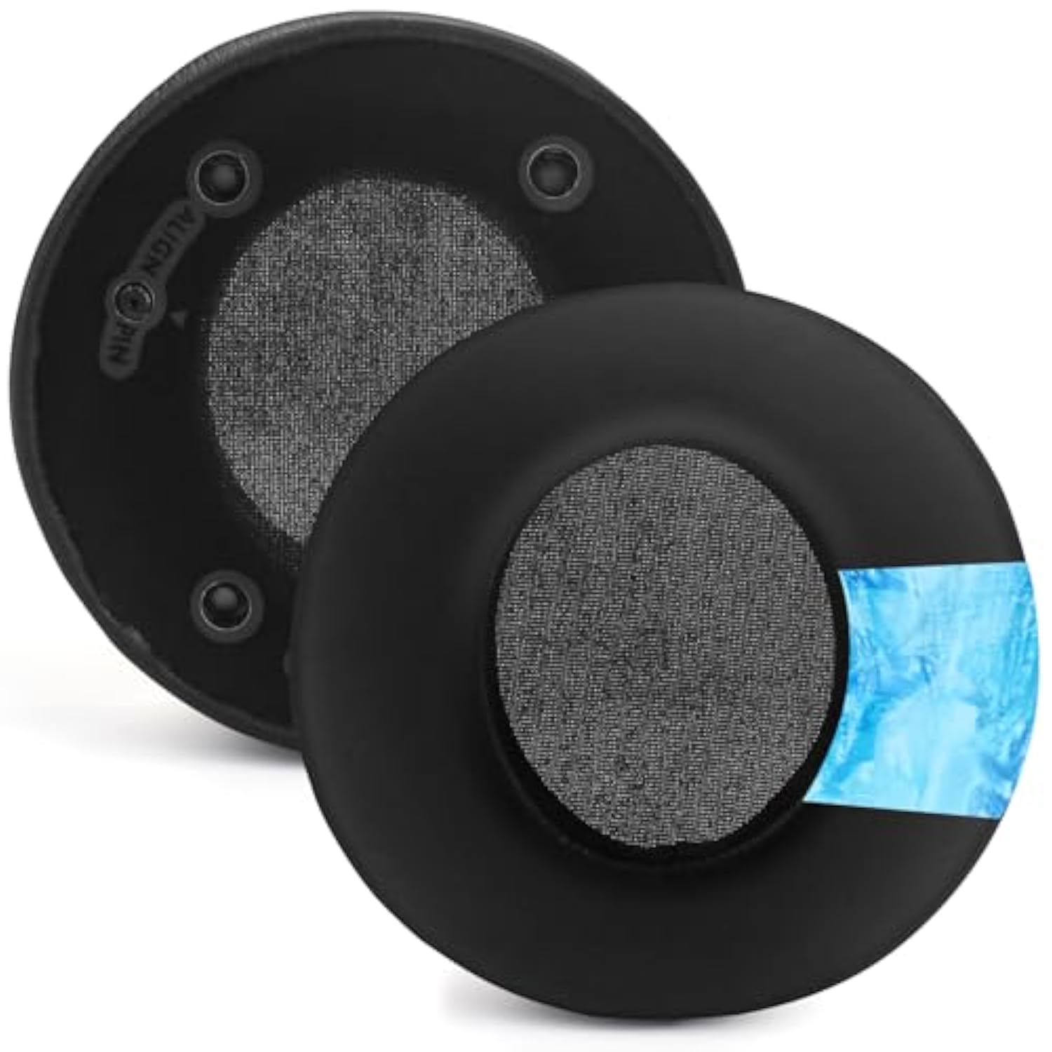 Fidelio X2 Cooling Gel Ear Pads Replacement Ear Cushions Compatible With Philips Audio Fidelio X2Hr, X2, X1 Headphones High-Density Memory Foam Earpads Earmuffs Ear Cups Cover Repair Parts - Black