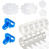 Balloon Arch Garland Kit, 82Ft Balloon Garland Strips - 500Pcs Glue Point Dots Tape - 20 Balloon Flower Clips And 2 Tie Tools For Balloon Arch, Birthday Party, Wedding Decoration