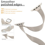 Slim Milanese Loop Compatible With Apple Watch Band For Women 40Mm 41Mm 38Mm 42Mm 44Mm 45Mm 46Mm, Stainless Steel Magnetic Mesh Strap Work On Iwatch Series10 9 8 7 6 5 4 3 2 1 Se