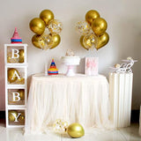 Gold Party Decorations 4Set Balloon Stand Table Centerpieces For Birthday Bridal Shower Wedding Anniversary Engagement Mother'S Day Father'S Day Graduation Decorations 2026 New Years Eve