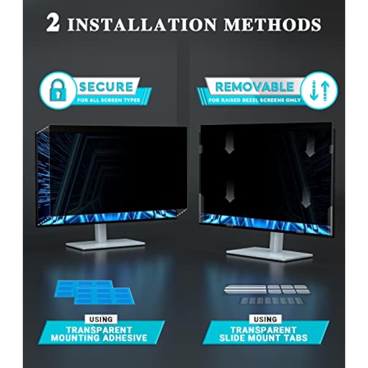 Computer Privacy Screen Filter 22 Inch for 16:10 Widescreen Monitor