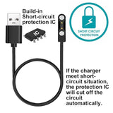 Smart Watch Charger Cables Compatible With Hvlgmrc Masvvpi P66 1.96 Inches Rugged Smart Watch, 2-Pack