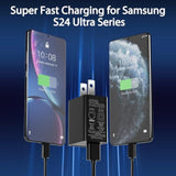 Micro Usb Cable 6Ft Long Android Charger Cable For Samsung Tablet Charger Cord With Usb C Adapter Fast Android Phone Usb Charging Cord For Samsung Galaxy S7 S6 S7 Edge S5,Note 5 4,Lgg4,Htc,Ps4,Camera