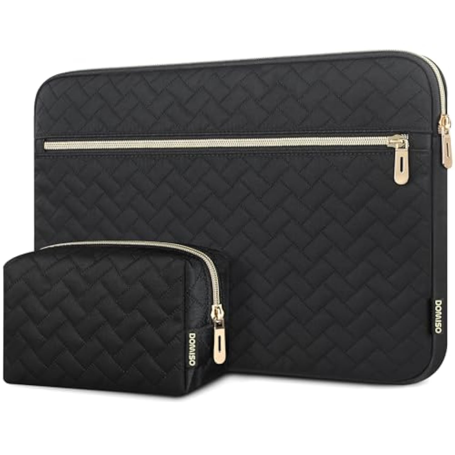 14 Inch Laptop Sleeve For Macbook Air/Pro 14 Inch Macbook Pro 14 Case Compatible With Macbook Pro 14 Inch M4 M3 Protective Computer Sleeve 14 Inch Laptop With Small Case, Black