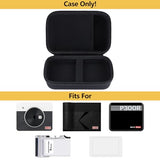 Hard Case Replacement For Kodak Mini 3 Retro Mini Shot 3 Retro 3 Era 4Pass Portable Photo Printer (Black Case)