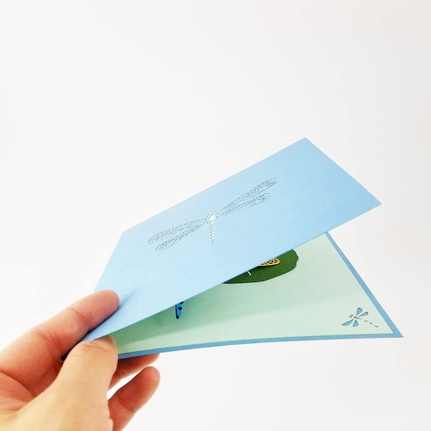 Dragonfly 3D Pop Up Greeting Card - Happy Birthday Card, Just Because, Mother'S Day, For Son, Daughter, Kids, Children (Dragonfly Pop Up Card)