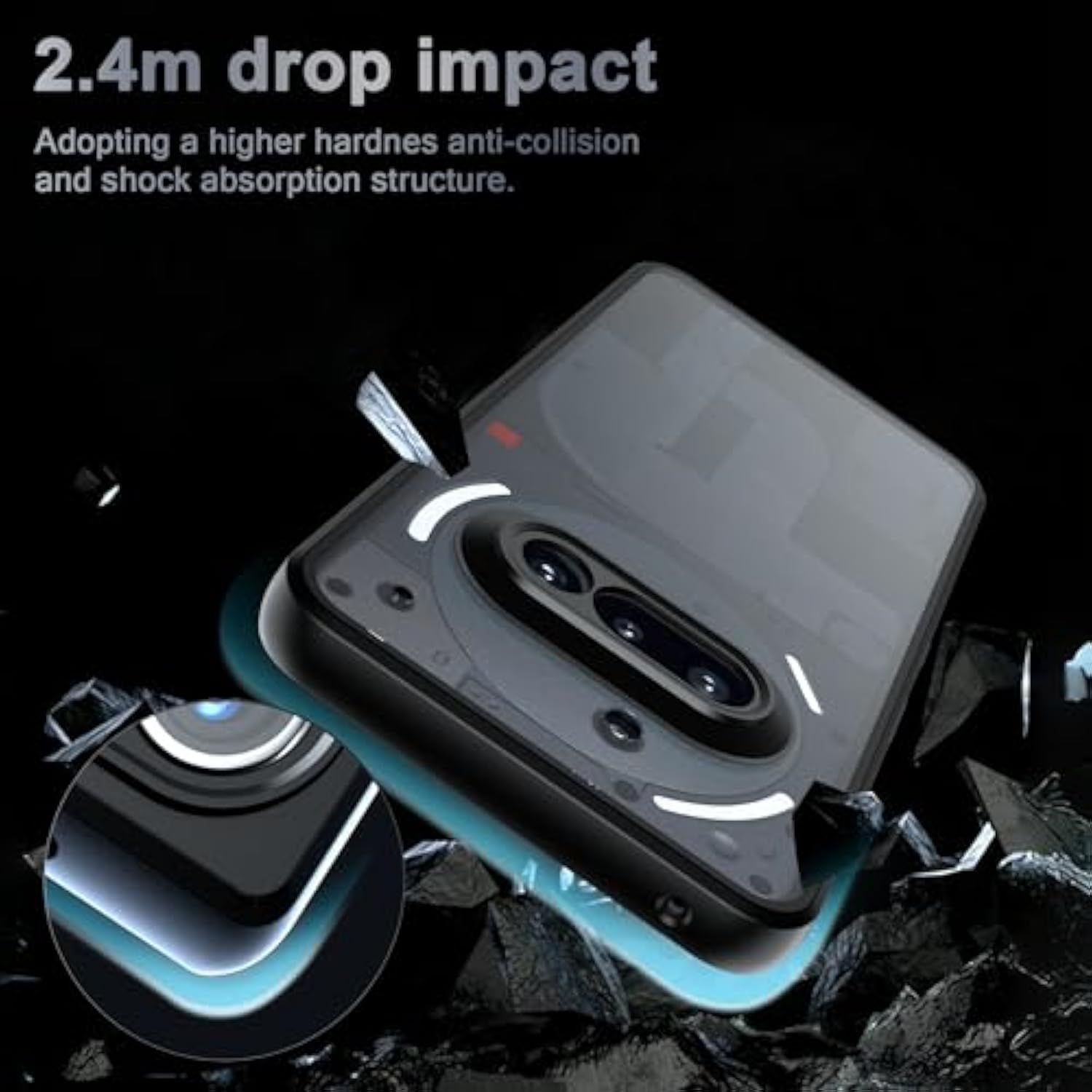 For Nothing Phone (3A) Case,High Qualit,Pc Material,Scratch Resistant,Flexiblefull Protection,Anti-Skid