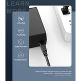 Tv Power Cord Cable Fit For Hisense Tv 50H8C 50H6C 50H5C 50K23Dg 55H5C 55H8C 55R6E 65R6E And More Model Universal Replacement 2 Prong Ac Power Cord 6 Ft